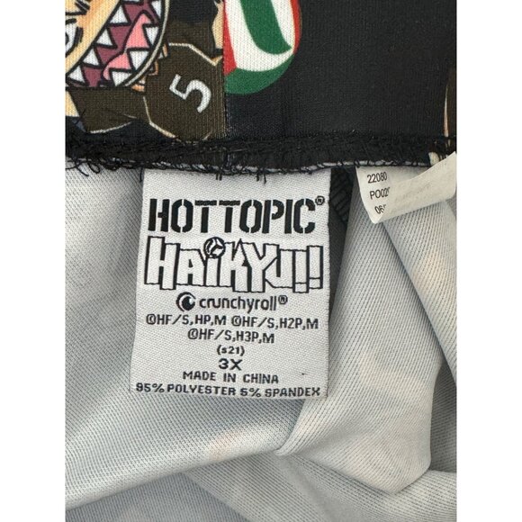 Size 3X 22 24 Haikyu!! Chibi Characters Suspender Skirt w/Pockets Hot Topic Plus - Picture 6 of 7